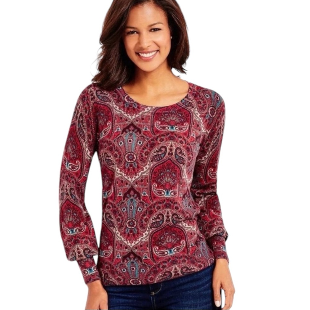 Talbot's Merino Wool Sweater Petite Medium NWT